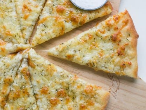 Image of Garlic bread with cheese (V)
